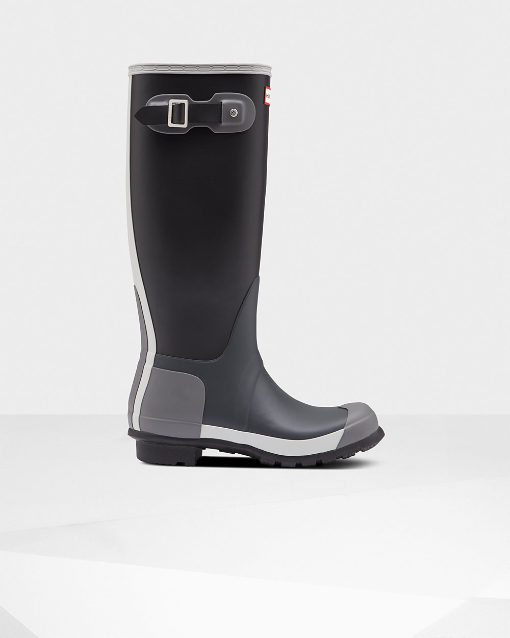 Womens Hunter Tall Rain Boots Black - Original Inside Out - 1386524-KG